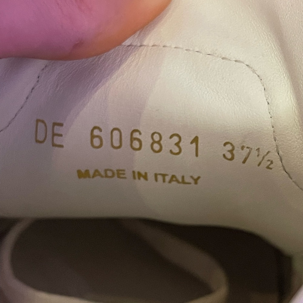 Saint Laurent Andy white sneakers 37.5 - Picture 9 of 11